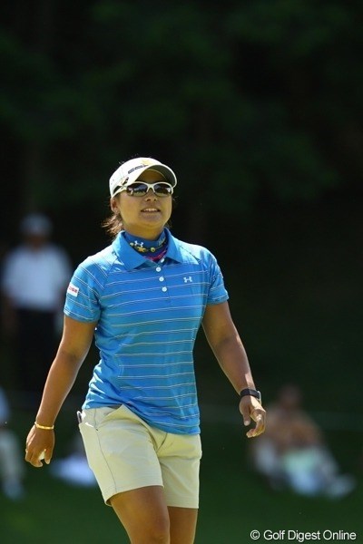 2009年 日本女子プロゴルフ選手権コニカミノルタ杯 初日 馬場ゆかり メジャータイトルは、よだれが出るほど欲しいそうです。