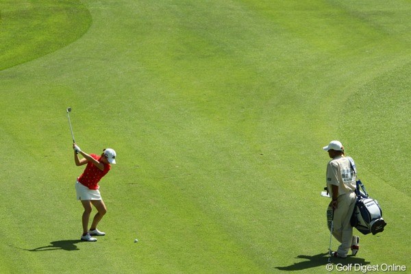 2009年 日本女子プロゴルフ選手権コニカミノルタ杯 初日 13番ホール