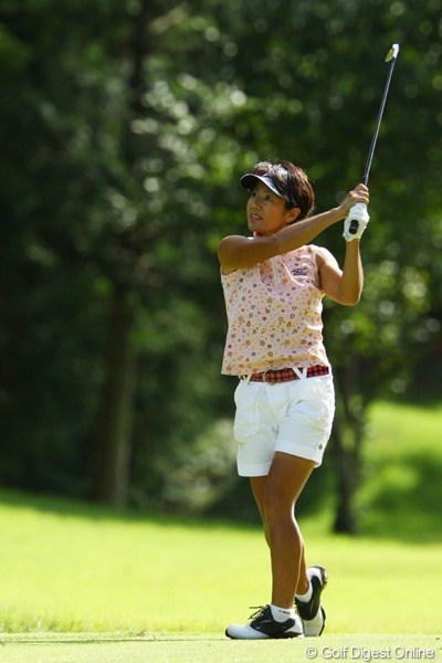 2009年 日本女子プロゴルフ選手権コニカミノルタ杯 初日 藤井かすみ 久々にお会いしてビックリ！すごくお痩せになりました。