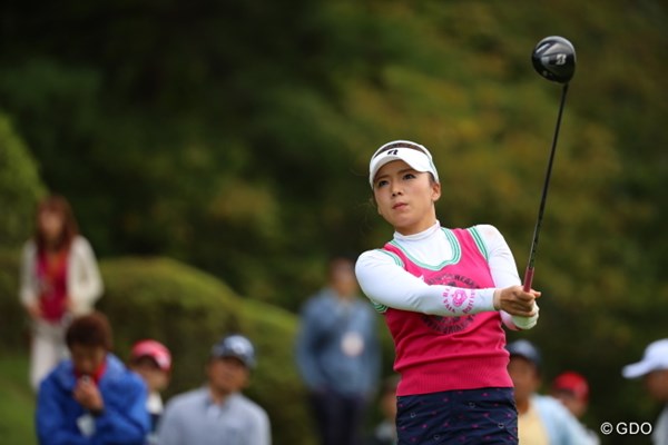 来季のツアー出場権獲得を目指して有村智恵が予選会に出場（※2016年「日本女子オープンゴルフ選手権競技」2日目）
