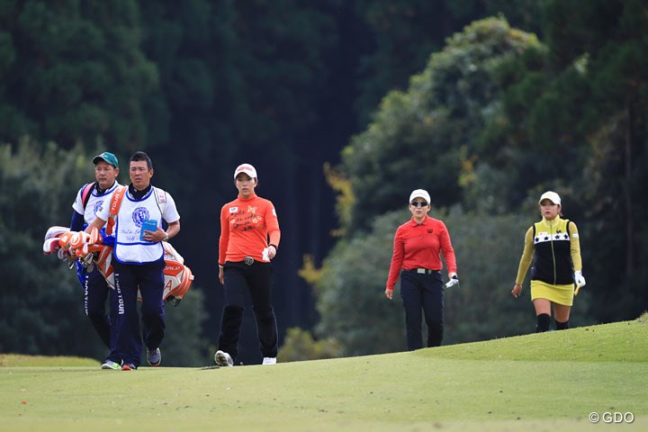 2016年 伊藤園レディスゴルフトーナメント 2日目 イ・ボミ、笠りつ子、申ジエ
