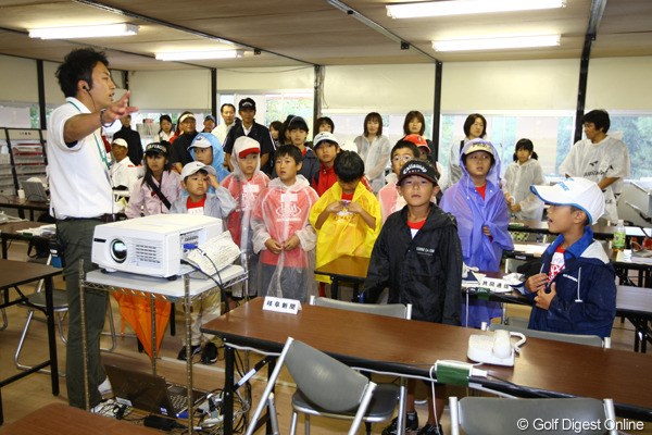 2009年 日本女子プロゴルフ選手権コニカミノルタ杯 3日目 プレスルーム