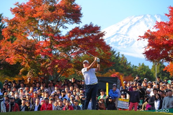2016年 三井住友VISA太平洋マスターズ 最終日 松山英樹 富士の麓に松山英樹が大きくそびえ立った