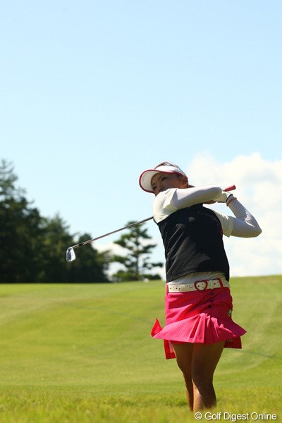 2009年 日本女子プロゴルフ選手権大会コニカミノルタ杯 最終日 有村智恵