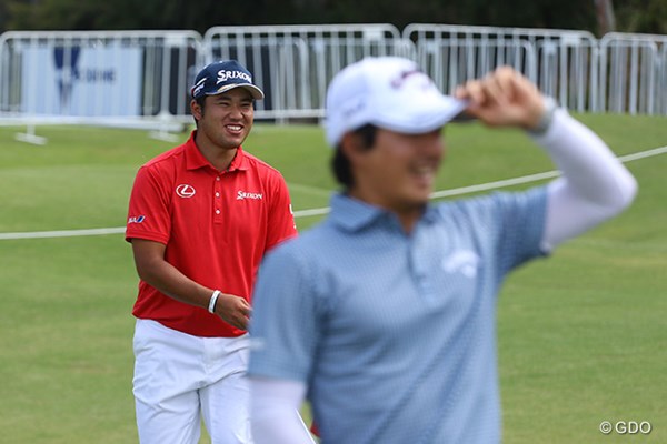 2017年 ISPSハンダ ゴルフワールドカップ 事前 松山英樹、石川遼 二人が揃うといつもの試合では見られない笑顔が出てきます