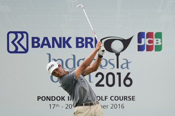 予選2日間で3イーグルを決めたヴィーアマンが首位に並んだ ※アジアンツアー提供 2016年 BANK BRI-JCBインドネシアオープン 2日目 ジョハネス・ヴィーアマン