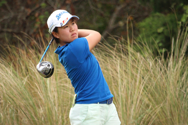 畑岡奈紗が単独首位／米女子ファイナルQT3R