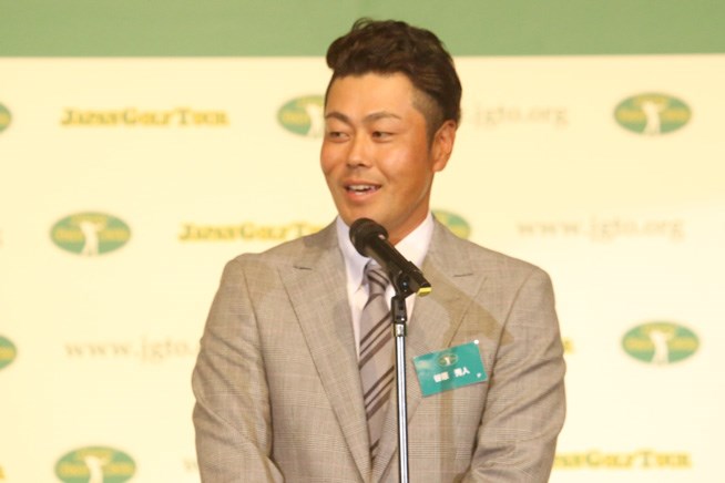 2016年 ジャパンゴルフツアー表彰式 谷原秀人