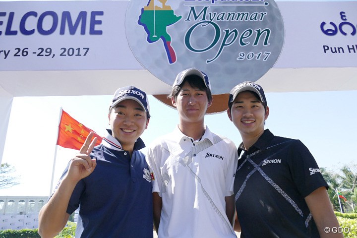 2017年 レオパレス21ミャンマーオープン 事前 星野陸也、小木曽喬、鍋谷太一