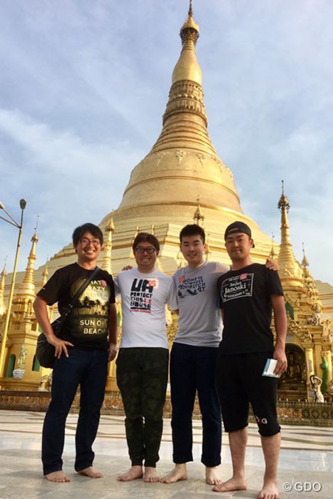 ミャンマー・ヤンゴンにある黄金の仏塔「シュエダゴン・パゴダ」に行ってきました！ 2017年 レオパレス21ミャンマーオープン 事前 市原弘大 松村道央 川村昌弘 時松隆光