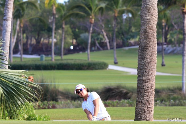 3番で痛恨のボギー 2017年 ピュアシルク バハマ Lpgaクラシック 2日目 畑岡奈紗 フォトギャラリー Gdo