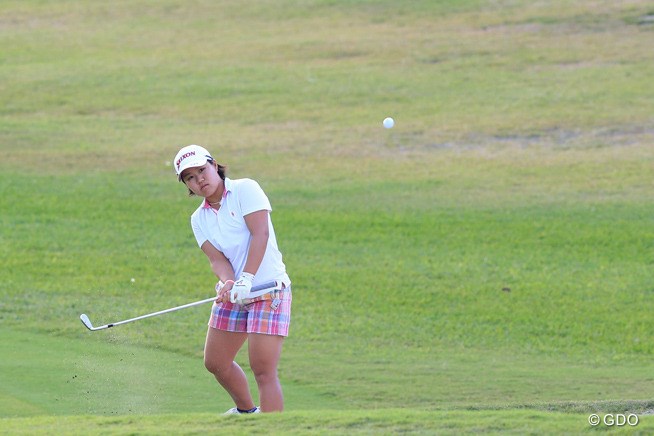 後半はスイングがバラバラだったと話した畑岡 2017年 ピュアシルク バハマ Lpgaクラシック 2日目 畑岡奈紗 フォトギャラリー Gdo