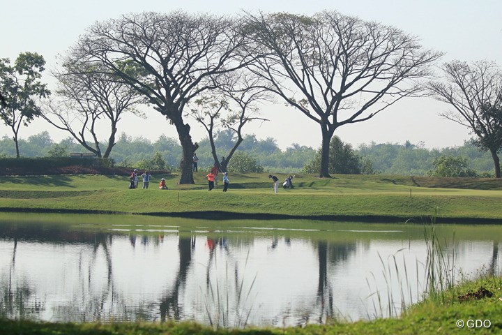 2017年 レオパレス21ミャンマーオープン 最終日 5番グリーン