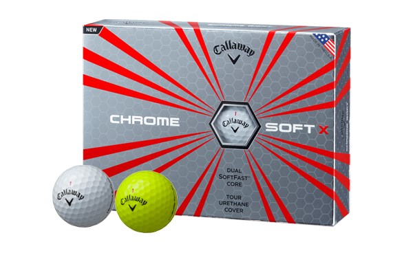 キャロウェイゴルフ「クロムソフト Xボール」 スイングスピードの速い中・上級者を想定してデザインされた「クロムソフト Xボール」