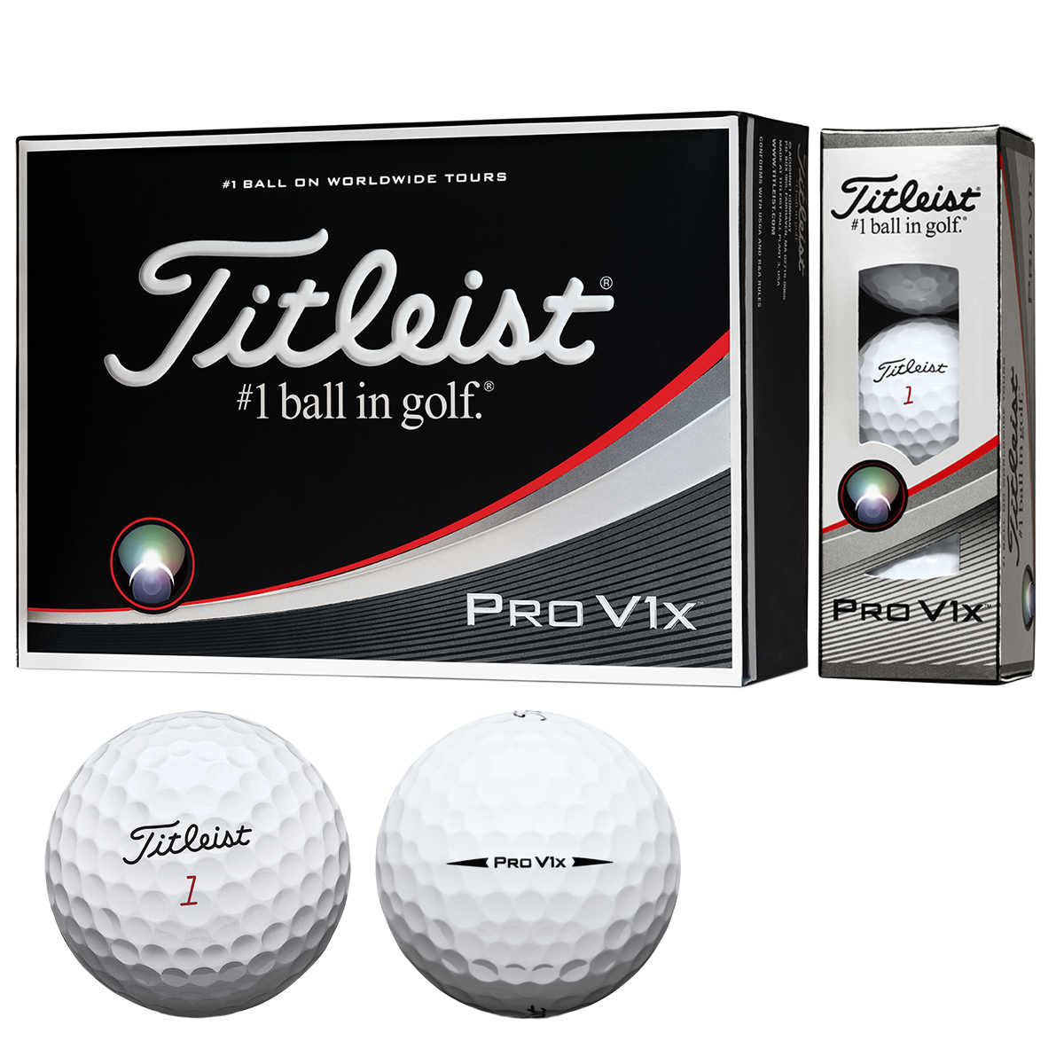 Titleist PRO V1 V1x タイトリスト ゴルフボール(24個) - ラウンド用品