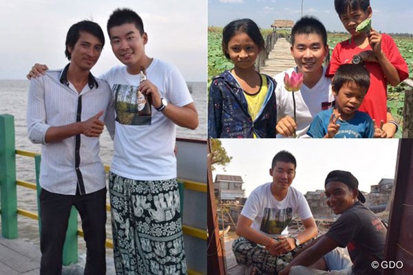 川村昌弘 カンボジアでのオフ オフにした前週はカンボジアでの旅。トゥクトゥクの運転手さん、サリーさん（左）にお世話になりました