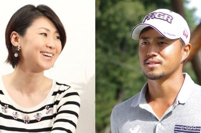 結婚を発表した古閑美保と小平智 17年 古閑美保 小平智 フォトギャラリー Gdo