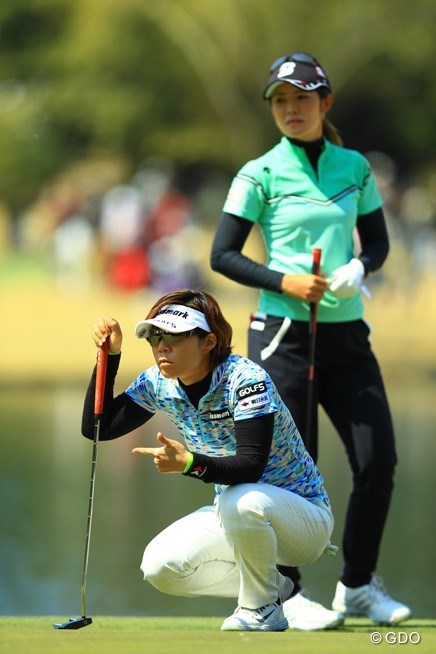 2017年 Tポイントレディス ゴルフトーナメント 初日 穴井詩 渡邉彩香