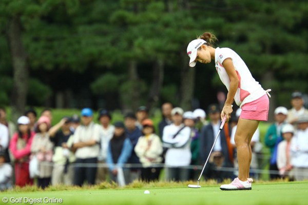 2009年 日本女子オープン3日目 上田桃子 懸案のパッティングが良くなれば、バーディ量産の可能性も高い！