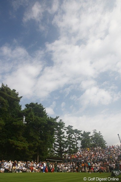 2009年 日本女子オープン最終日 1番ホール