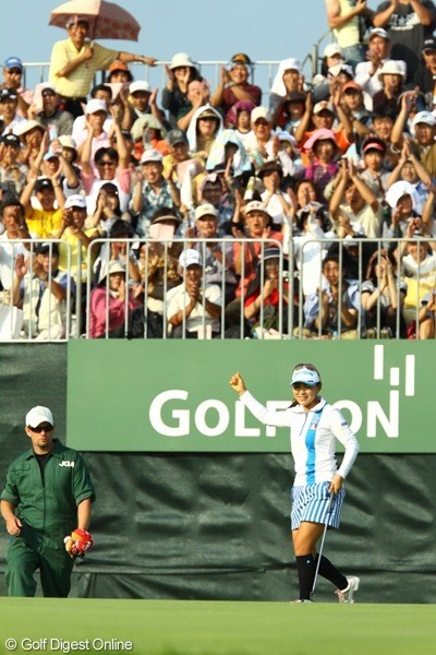 2009年 日本女子オープン最終日 横峯さくら