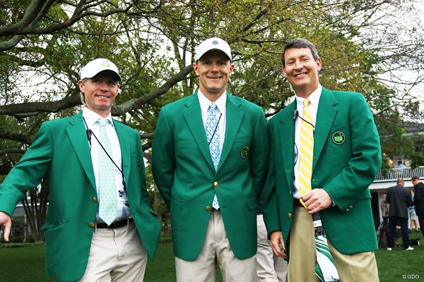 最後はやっぱり…グリーンジャケットを着たオーガスタナショナルGCのメンバーさん。ネクタイにもクラブのマークが入ってます