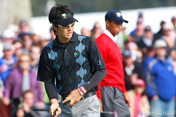 タイガー組に完敗の石川遼。それでも、「6＆4で負けるゴルフでは無かった」と前向きだ