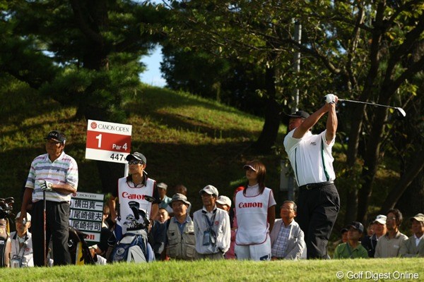 2009年 キヤノンオープン2日目 尾崎将司＆尾崎健夫