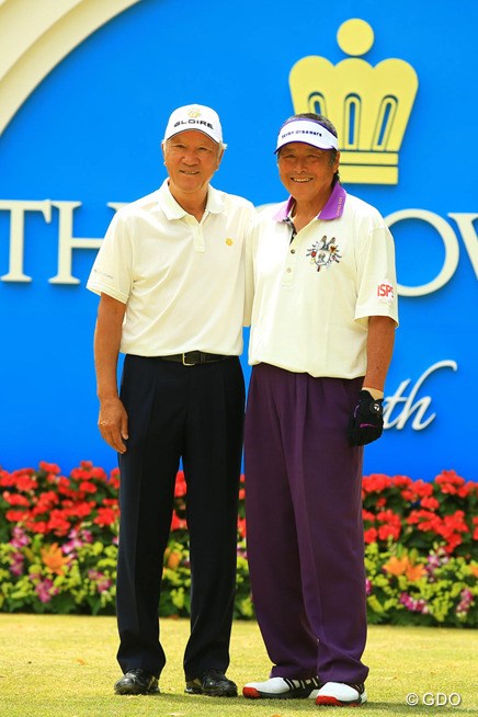 2017年 中日クラウンズ 初日 青木功 尾崎将司