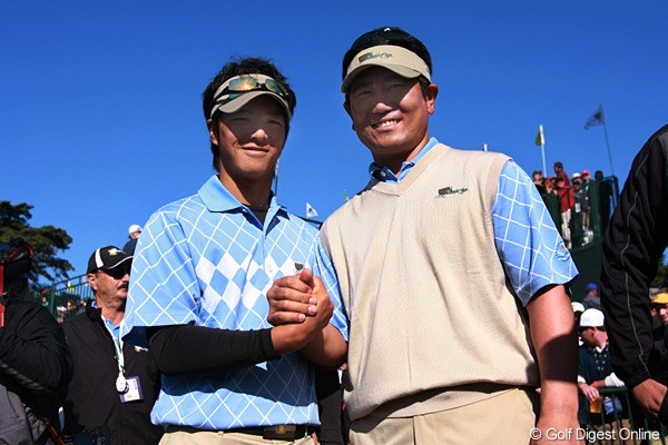 2009年 ザ・プレジデンツカップ2日目石川遼＆Y.E.ヤン