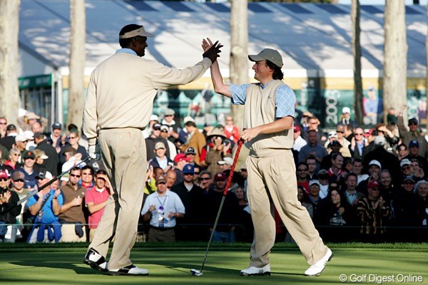 2009年 ザ・プレジデンツカップ2日目V.シン＆T.クラーク