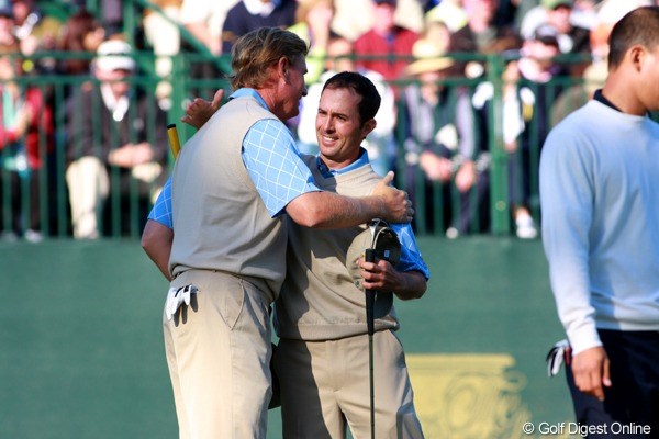 2009年 ザ・プレジデンツカップ2日目Mウィア＆E.エルス