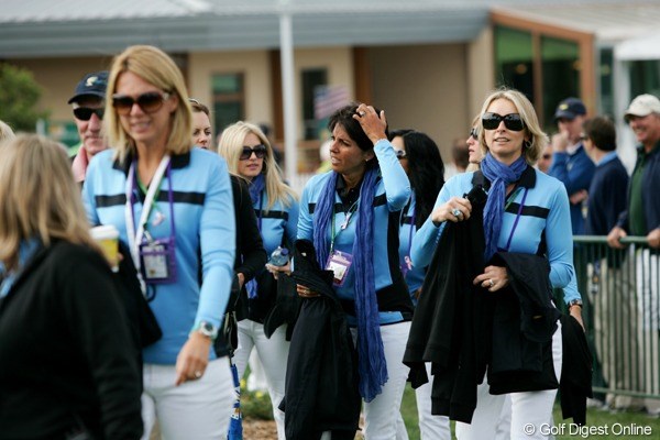 2009年 ザ・プレジデンツカップ2日目ワイフ軍団