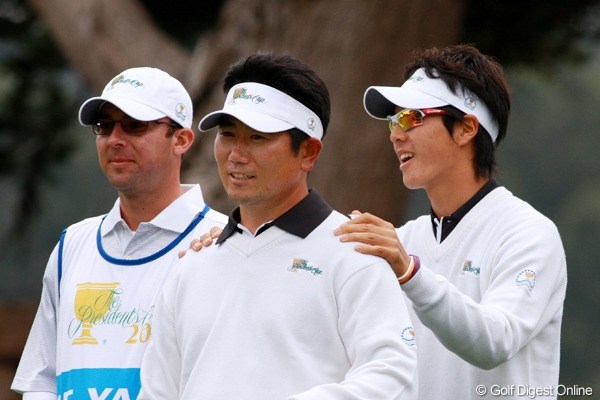 2009年 ザ・プレジデンツカップ3日目 Y.E.ヤン＆石川遼