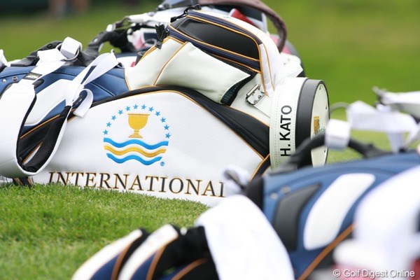 2009年 ザ・プレジデンツカップ3日目 キャディバッグ