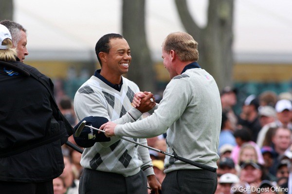 2009年 ザ・プレジデンツカップ3日目 T.ウッズ＆S.ストリッカー