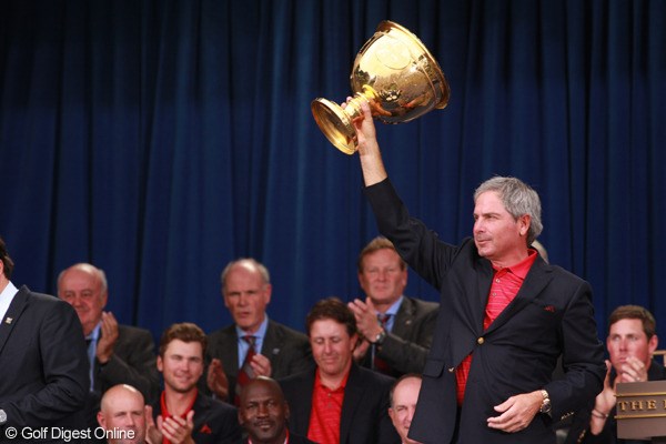 2009年 ザ・プレジデンツカップ最終日 フレッド・カプルス 初キャプテンとして米国チームを勝利に導いたフレッド・カプルス