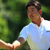 「65」をマークし首位タイに浮上した小野田享也 2017年 関西オープンゴルフ選手権競技 2日目 小野田享也
