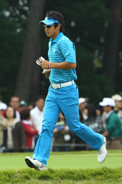 2009年 日本オープンゴルフ選手権競技 3日目 石川遼 ランニング