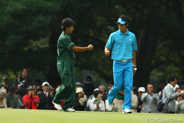 2009年 日本オープンゴルフ選手権競技 3日目 石川遼 ジャンケン