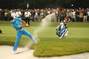 2009年 日本オープンゴルフ選手権競技 3日目 石川遼 バンカー