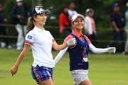 2017年 サントリーレディスオープンゴルフトーナメント 初日 宮里藍 上田桃子