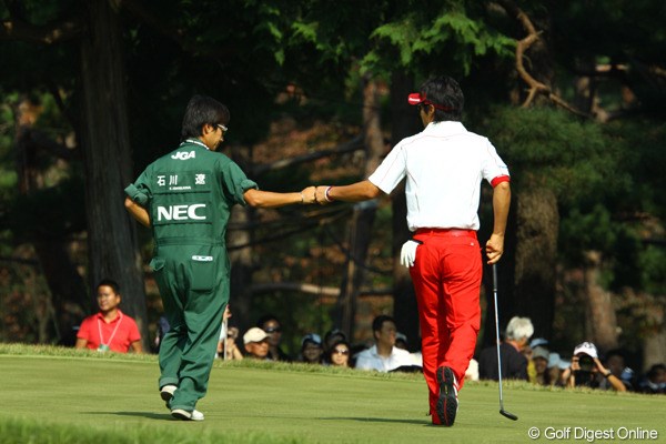 2009年 日本オープンゴルフ選手権競技 最終日 石川遼1番ホール