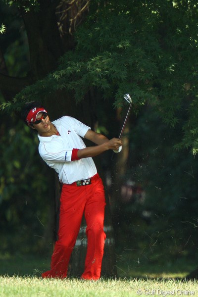 2009年 日本オープンゴルフ選手権競技 最終日 石川遼4番ホール 「まずは確実に脱出。ってまたラフ行っちゃったよ！」