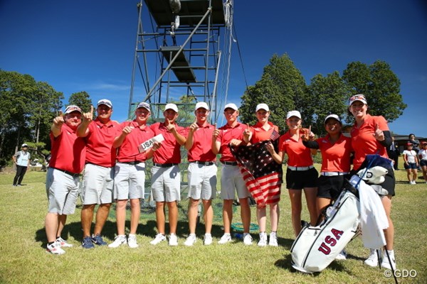 2017年 トヨタ ジュニアゴルフワールドカップ 最終日 アメリカチーム 男女団体、個人総なめのアメリカチーム