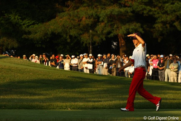 2009年 日本オープンゴルフ選手権競技 最終日 石川遼17番ホール