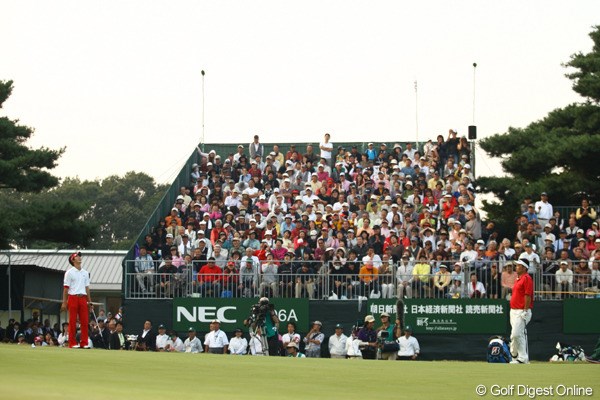 2009年 日本オープンゴルフ選手権競技 最終日 石川遼プレーオフ2ホール目 「も～う、入ったと思ったのに・・・」