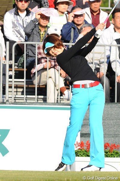 2009年 マスターズGCレディース 初日 小松亜有