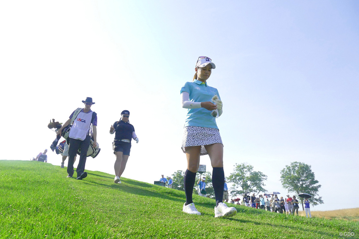 【全米女子OP速報】野村敏京1アンダー、宮里藍イーブンで発進 雷雨で中断