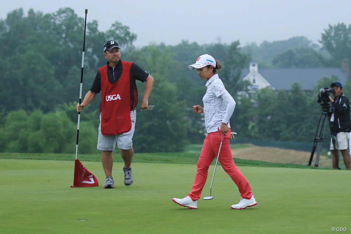 2017年 全米女子オープン 2日目 宮里藍